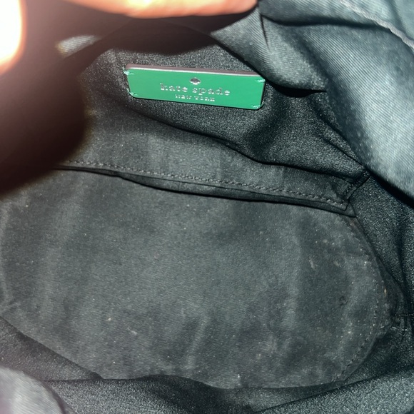 Kate Spade Jena Straw Small Tote green yellow Crossbody Drawstring Bucket Bag - Picture 9 of 12